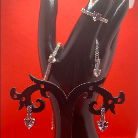 DIAMOND HEART JEWELRY SET - Picture 8 of 8